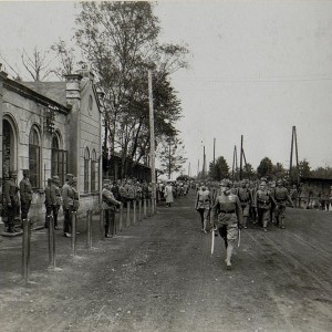 Parade vor dem Armeeoberkommandanten Erzherzog Friedrich anlässlich seiner Ankunft in Chodoriw,14.9.1916