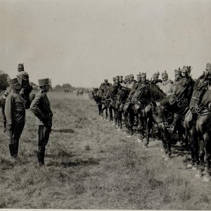 Besichtigung des Landwehrulanen Regimentes 4 am 4.9.1916
