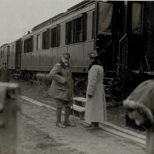 Frontbesuch des bulgarischen Zaren Ferdinand I. Gespräch zwischen dem Zaren und Erzherzog Karl
