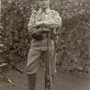 Zugsführer Johann Herczuk, Infanterie Bataillon IV/30 mit der großen silbernen Tapferkeitsmedaille