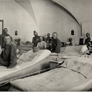 Spitalsküche. Aufgenommen am 5. Mai 1916. NIZNIOW.