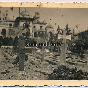 Foto Grab Deutsche Soldaten 132.ID Friedhof FEODOSIA