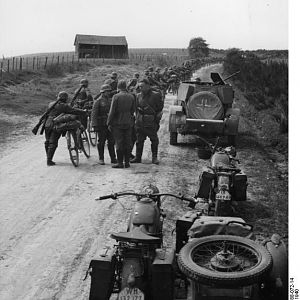 Belgien_Einmarsch_Radfahrschwadron
