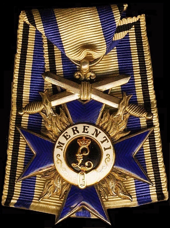 WW I Knight's Cross w Swords (Bavarian)