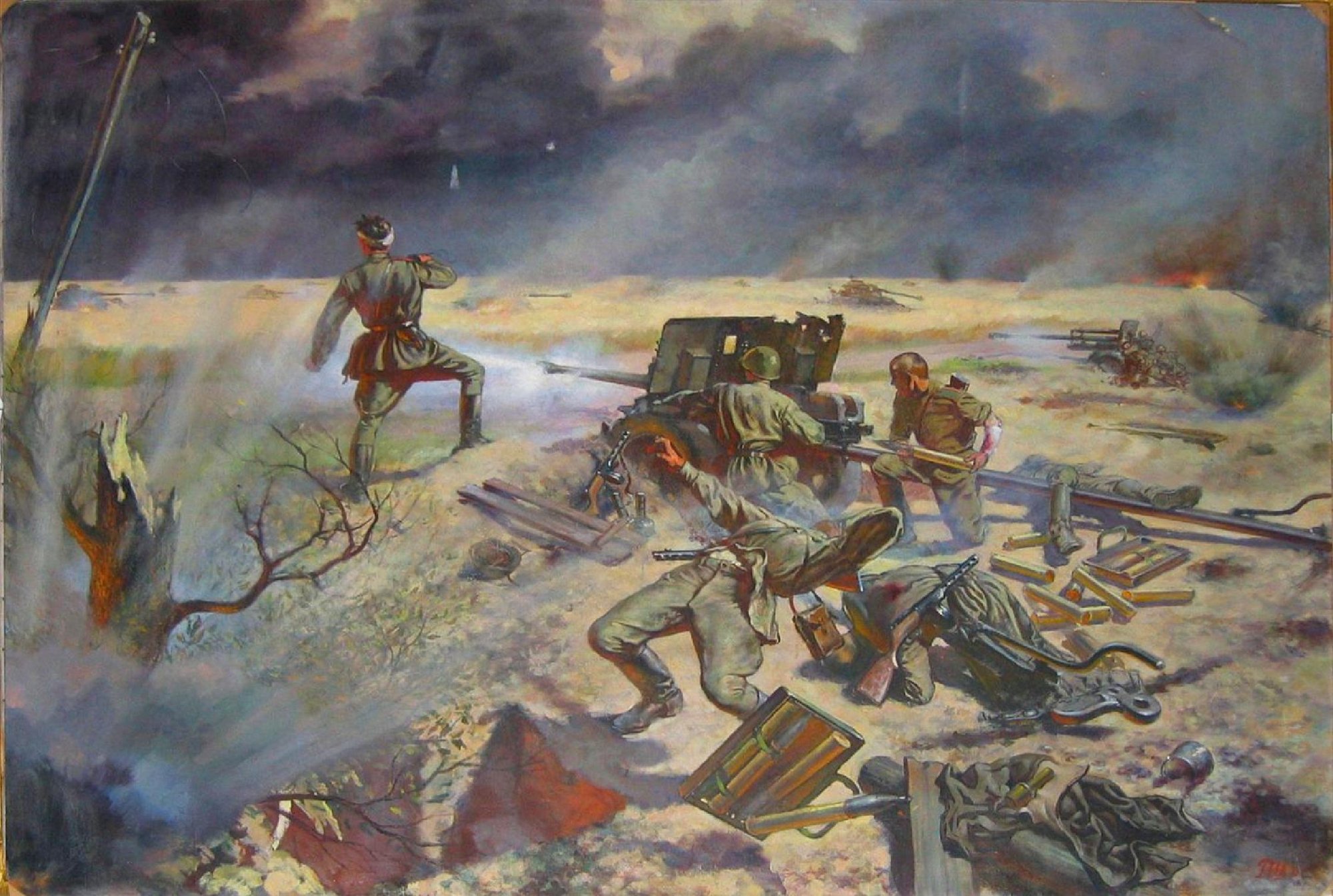 Последний бой первой мировой. Батальные картины Великой Отечественной войны.